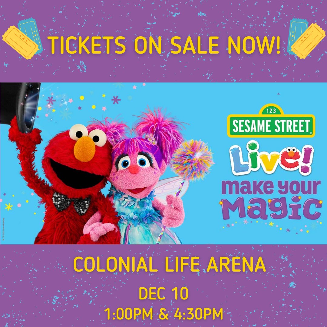 CLAmktg's tweet photo. β¨@SesameStLive #MakeYourMagic πͺ is now on sale! Get your tickets before they're gone!π https://t.co/yX2KbZfMLv https://t.co/YvLUpSsR3P