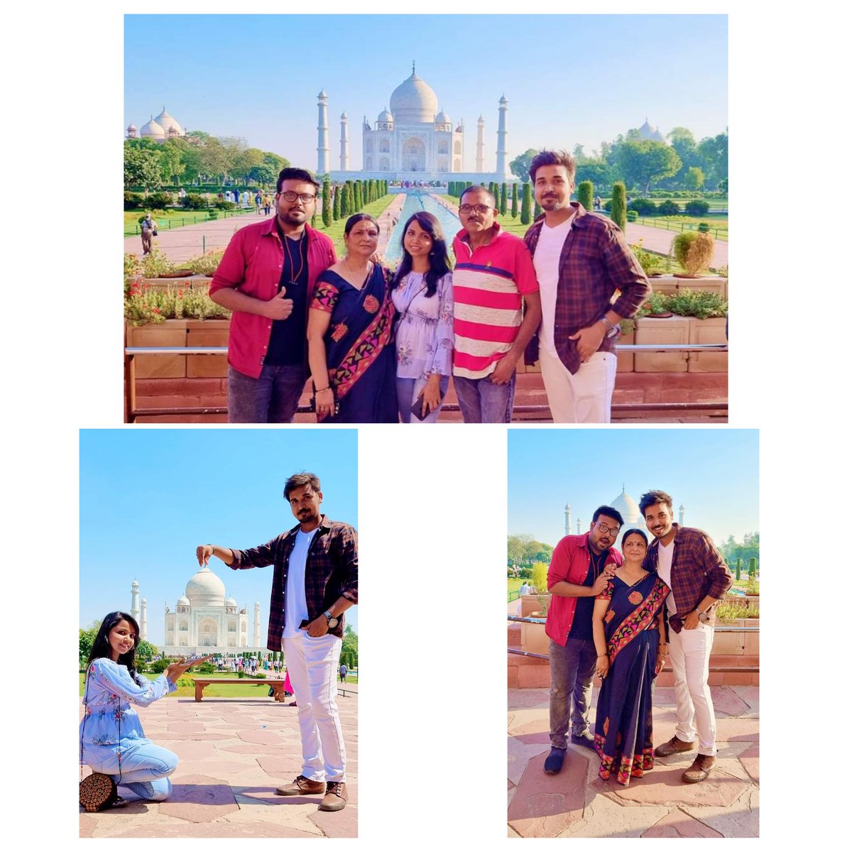 RajNSOfficial's tweet photo. Taj Mahal ๐
:
:
:
#family #familyphotography #travel #tajmahal #2022 #rajnandinisharma #agratrip #6๐ #bonding #agra #photography #thernlovers #historicalplaces #historical #signoflove #indianhistoricalplace #tweet #tweeter https://t.co/kAIjIfSTb8