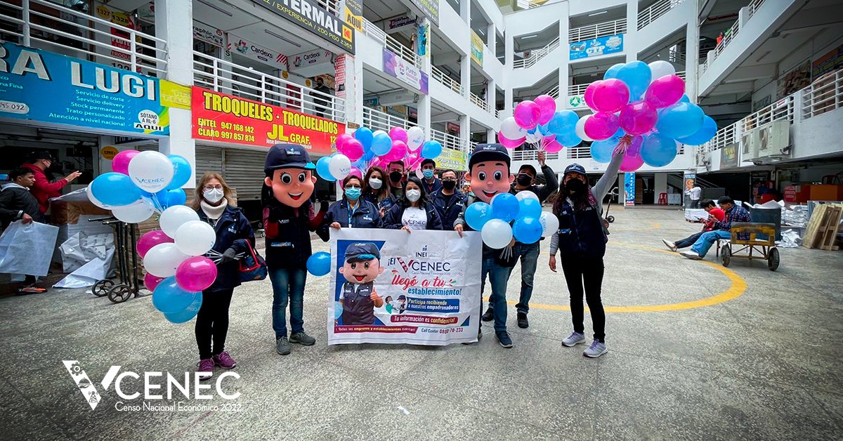 INEI_oficial's tweet photo. Funcionarios del #INEI visitan las galerías comerciales Malvitec y Gráficos en Las Malvinas para realizar actividades de empadronamiento y difusión del V Censo Nacional Económico #VCENEC 2022. https://t.co/3HQUmTjElv