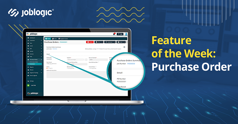 JoblogicWFM's tweet photo. Joblogic’s purchase order software streamlines the ordering of both materials and labour so that the suppliers can be integrated into the service operation. Find out more about our #FeatureoftheWeek here: https://t.co/LRh0BKZO9O

#Joblogic #PurchaseOrder #POSoftware https://t.co/lEdPonC79h