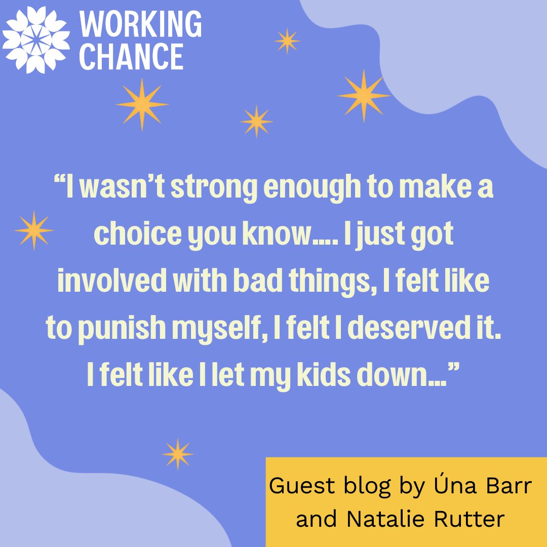 WorkingChance's tweet photo. For many #women, desistance (preventing future offending) is heavily linked to the idea of being a ‘good woman’. 

This guest blog by @drunabarr &amp; @CrimNatt explores how feelings of shame &amp; stigma can affect women’s #desistance.

✨Read the blog here: https://t.co/3qbiaCtCvX https://t.co/pbsGKrHREk
