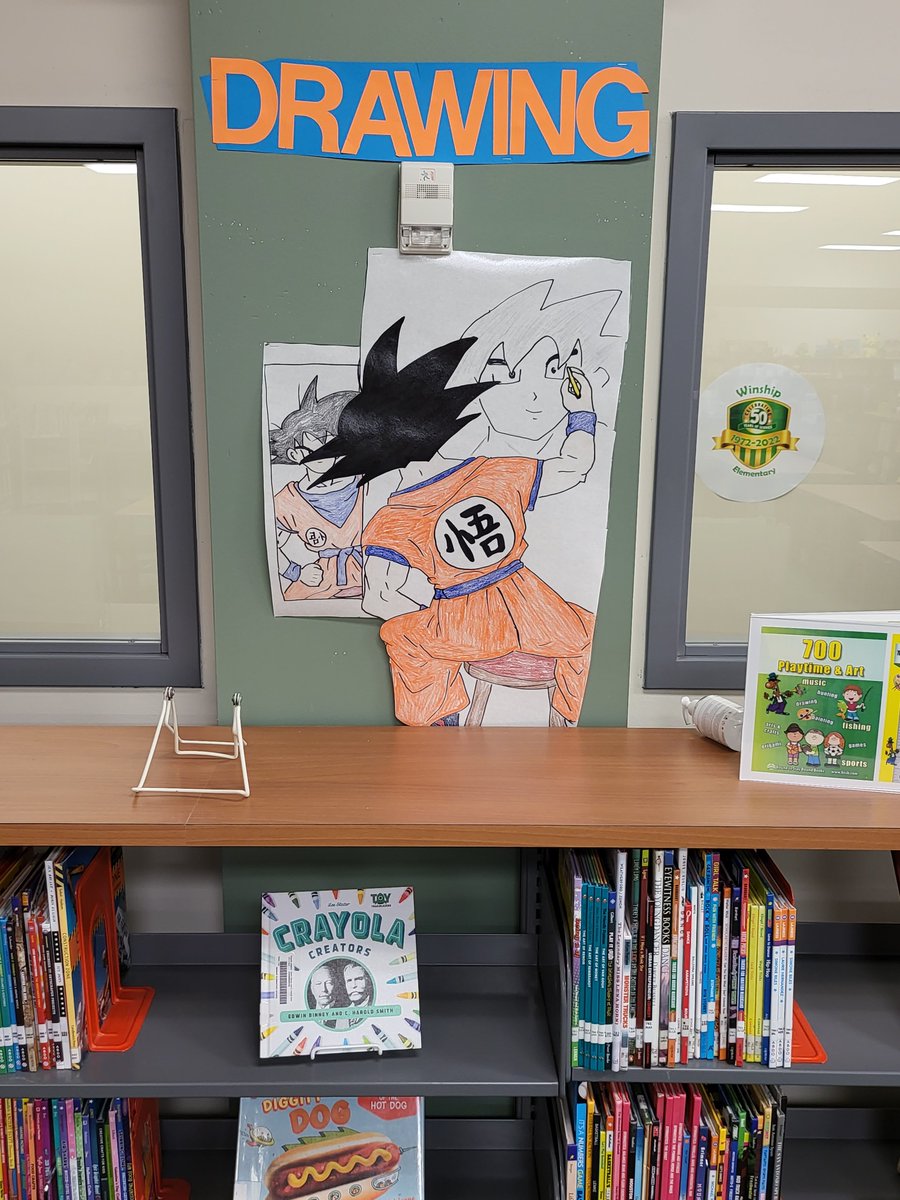 WinshipElemLib's tweet photo. Our Non-Fiction section has a few new illustrations to help our students navigate the library! @WinshipES @BecomingDrTodd @SpringISD @RPToriyama #AnimeLibrary #Differentiation #DragonBall https://t.co/CVJpgUlcnD