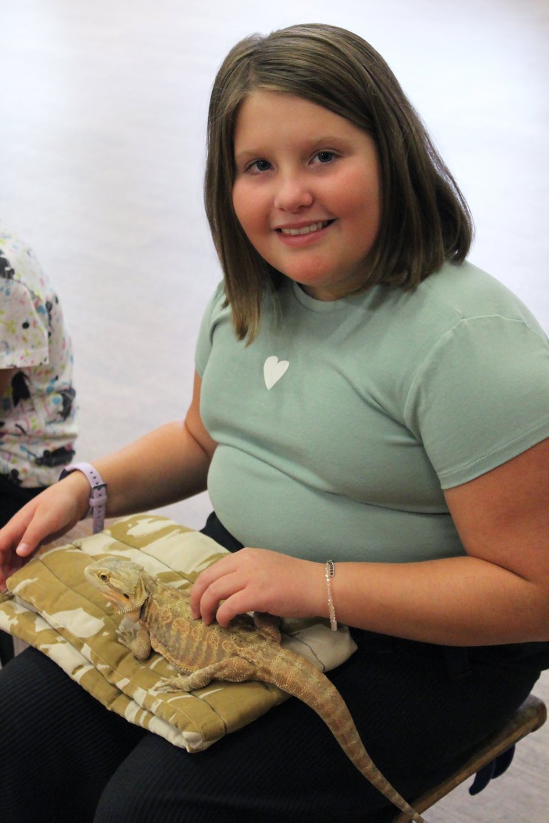 WaverleySchool's tweet photo. Today was the day, the reptiles came to play! π’ππ¦ Holiday club loved welcoming in some scaly visitors this morning! The children held a tortoise, lizards and snakes of all different sizes. See here: https://t.co/sUnwu1VAa9 #HolidayClub #SummerHolidays #ReptileEncounters https://t.co/4x71UJ3NCm