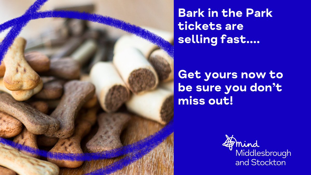 Our Bark in the Park event is proving to be just as popular as it was last year 🎉

Get your tickets now to avoid disappointment
👉 middlesbroughandstocktonmind.org.uk/events/bark-in…

#fundogshow #supportmentalhealth #mentalhealthinteesside