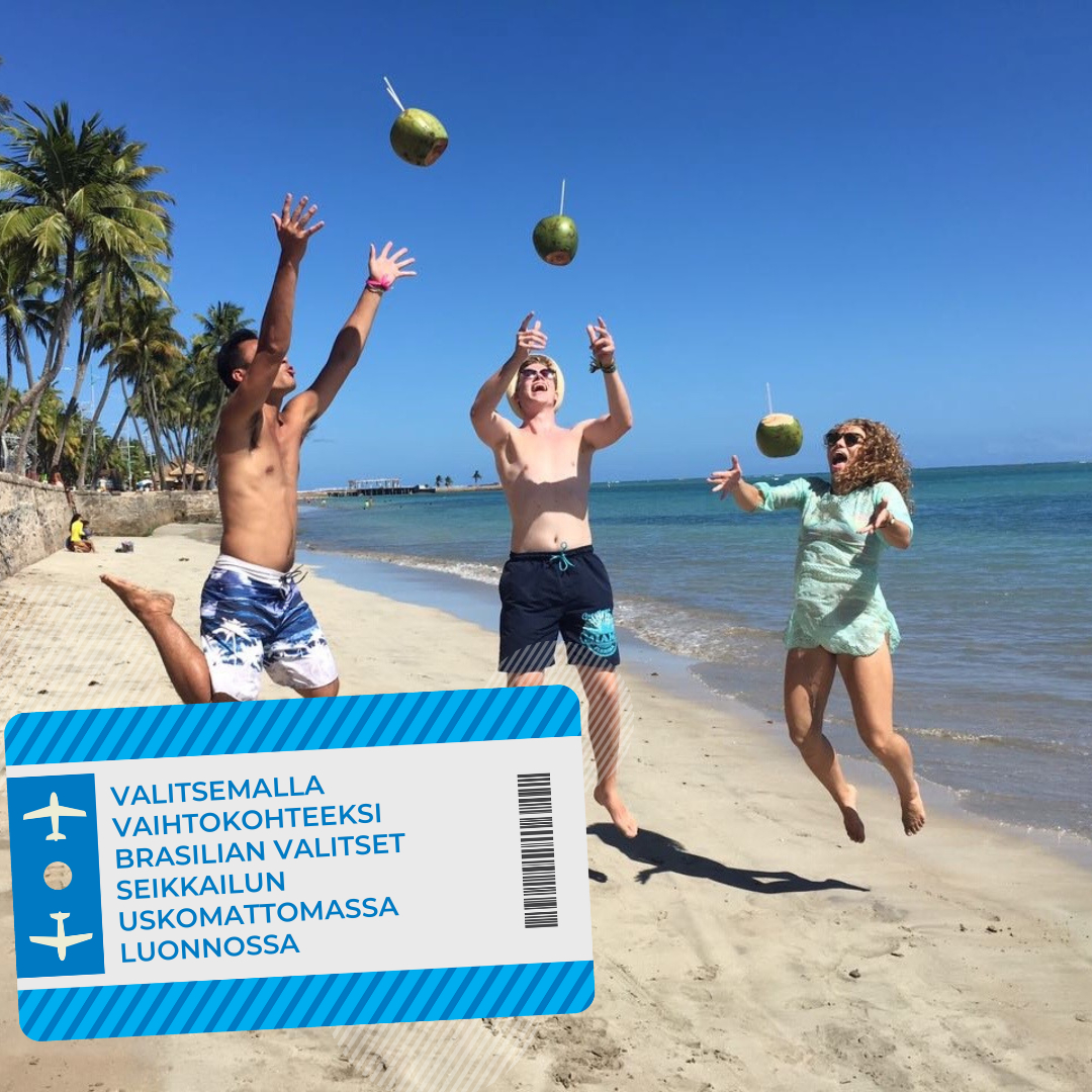 AFSFinland's tweet photo. Valitsemalla vaihtokohteeksesi Brasilian voit kokea paikan päällä, miksi brasilialaisia pidetään niin vieraanvaraisina!

Brasiliaan voi lähteä vaihtoon niin keväällä 2023 kuin myös syksyllä 2023. Lue lisää vaihdosta Brasiliassa ja hae vaihtoon 👉 https://t.co/C0xw8D42x6 https://t.co/g30rIi50zz