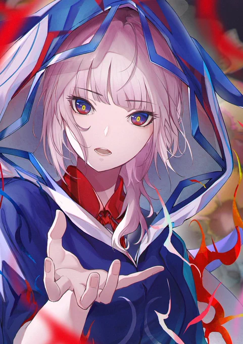 本日開催の花譜【3rd ONE-MAN LIVE「不可解参狂」in日本武道館】の公式ファンアートを描かせていただきました。#花譜 #不可解参狂 #公式ファンアート 