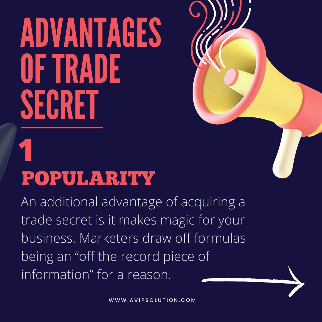 AVIPSolution's tweet photo. Do you truly realize what is Trade secret and what are its benefits?
For more info
https://t.co/TBJBS90KLU
helpdesk@avipsolution.com
+91-9891679693/ +91-8743078668
#avipsolution #tradesecrets #advantages #innovation #abstractideas #economical #protection #innovativeideas #trade https://t.co/lwkuZiKaLY