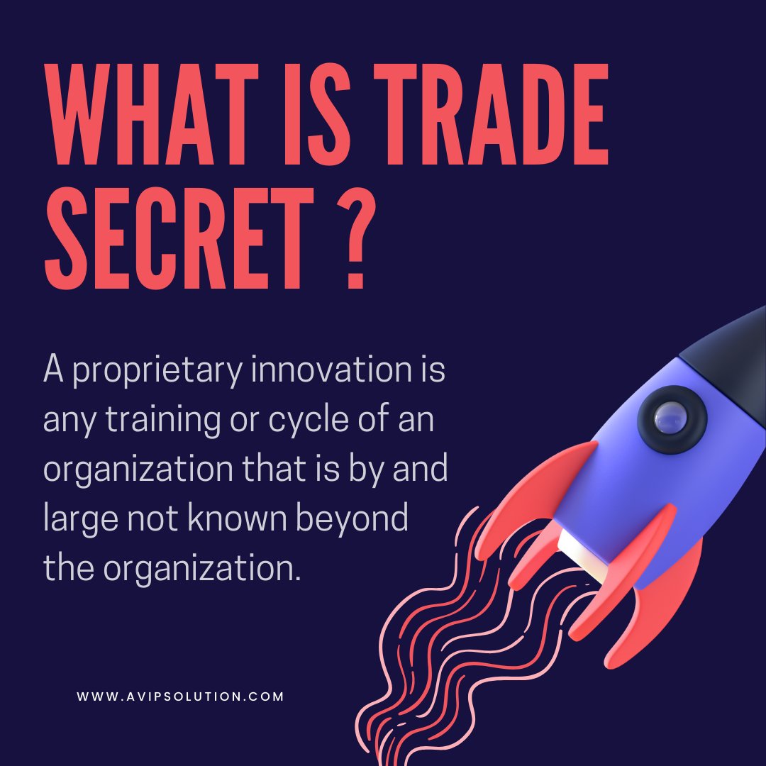 AVIPSolution's tweet photo. Do you truly realize what is Trade secret and what are its benefits?
For more info
https://t.co/TBJBS90KLU
helpdesk@avipsolution.com
+91-9891679693/ +91-8743078668
#avipsolution #tradesecrets #advantages #innovation #abstractideas #economical #protection #innovativeideas #trade https://t.co/lwkuZiKaLY