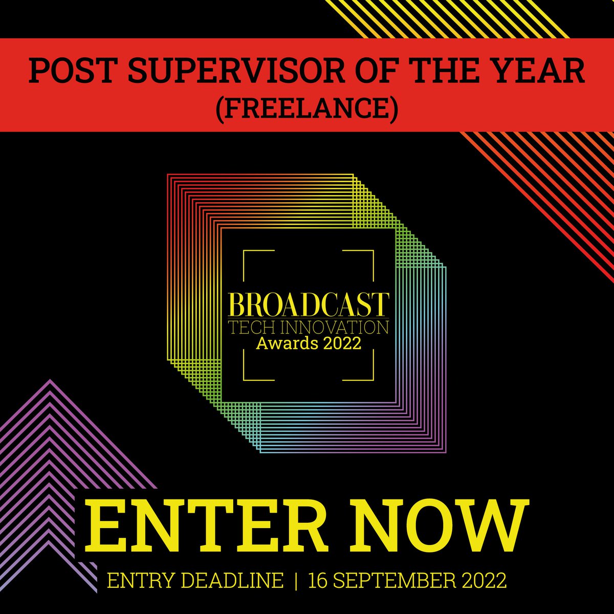 BroadTechAwards's tweet photo. A second NEW category for this year's awards - #Post Supervisor of the Year (#Freelance), honouring the work of the #postsupervisor on #productions, who is is up to date with the latest #technology and #creative in finding solutions
Enter now at https://t.co/MdrPkVIXCh
#BTIA2022 https://t.co/w2MVRa4bqk