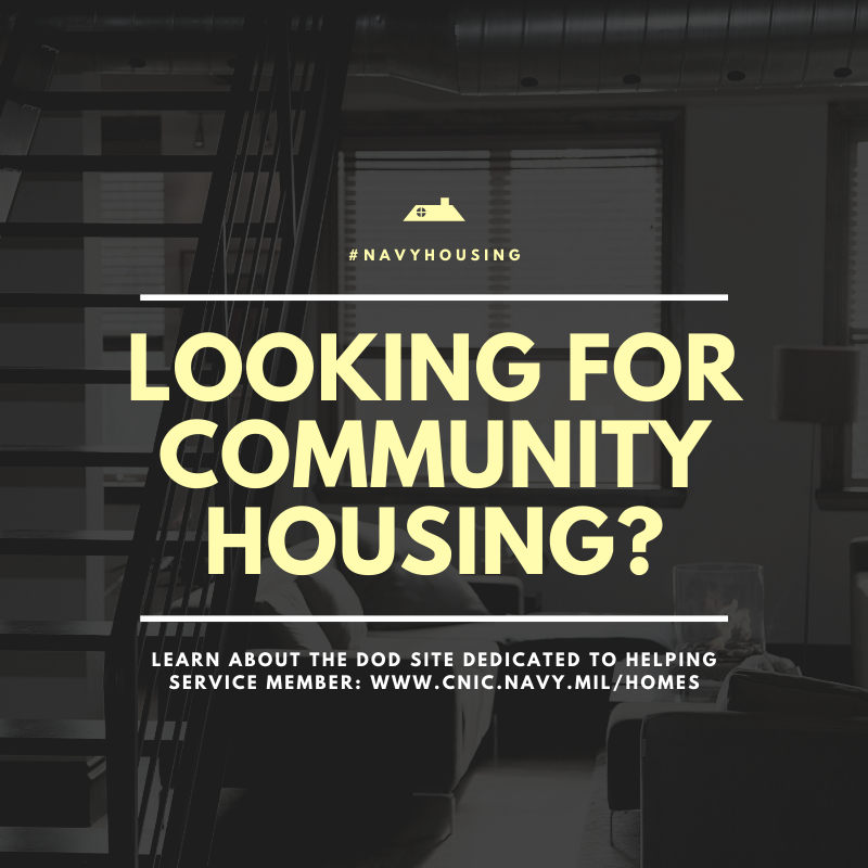 Navy Housing on Twitter "Looking for community housing? Learn about