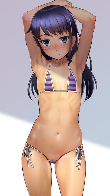 むっちゃんがマイクロビキニを着てくれました 