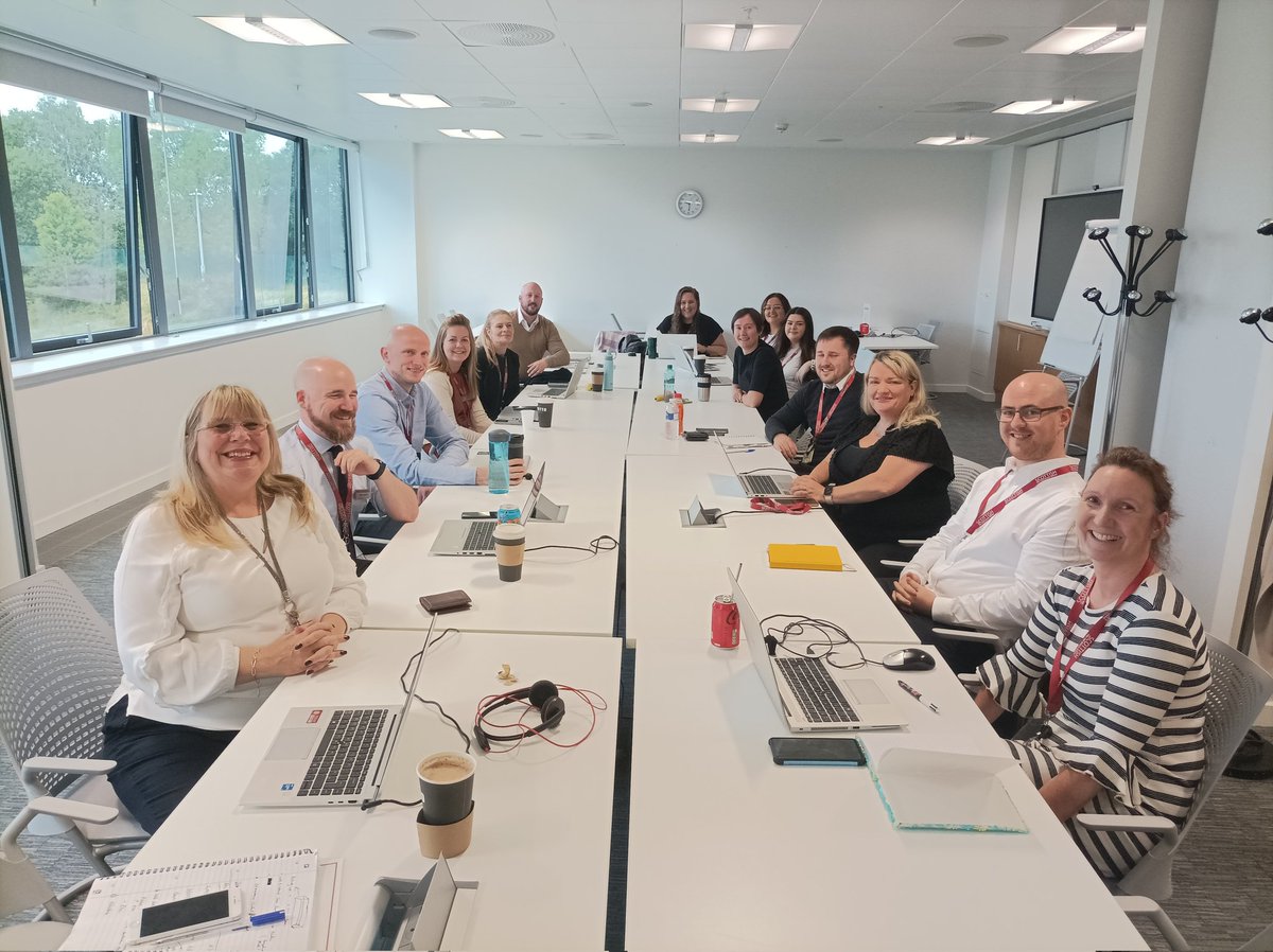 MarysiaM's tweet photo. So excited to have our first in-person meeting in almost two years! But still putting our hands up to ask questions. You can take the team out of Teams...🙋‍♀️ https://t.co/RvlGR5AtjJ