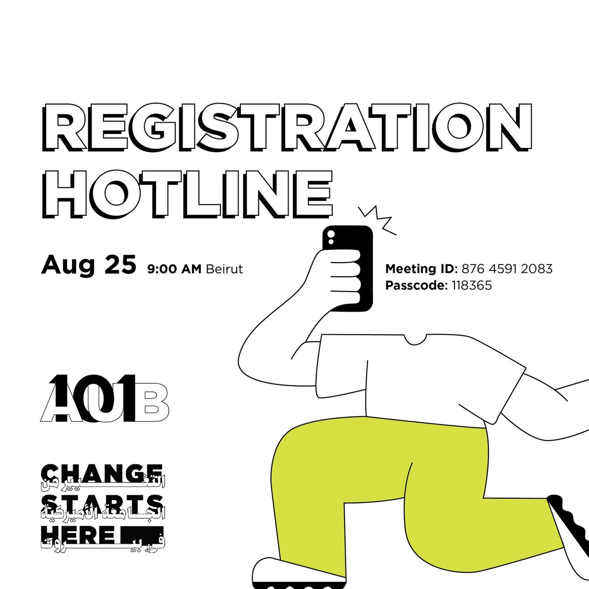 Change Starts Here tweet media