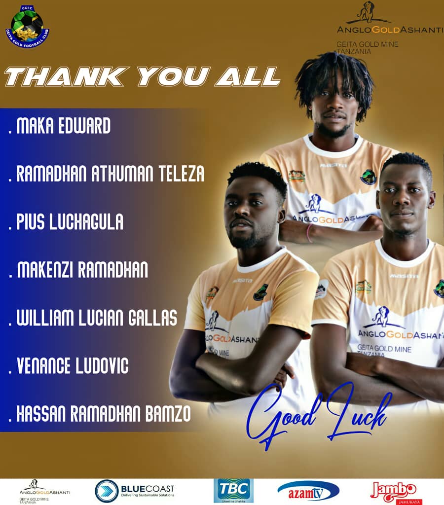 geitagoldfc's tweet photo. #FareWell🙋

Tumefikia makubaliano ya kuachana na wachezaji tajwa hapo chini kwa manufaa ya pande zote mbili.

Kwa moyo mkunjufu kabisa tunapenda kuwatika kila la kheri wachezaji wote hao katika maisha yao ya mpira nje ya kikosi cha Matajiri wa Dhahabu✊

#GFFC | #SisiNiDhahabu https://t.co/FGipd9lR97
