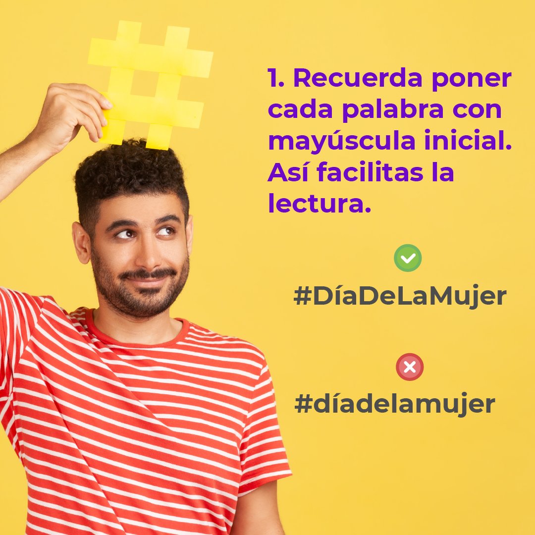 modii_es's tweet photo. Hoy es el #DíaInternacionalDelHashtag. Por eso, te compartimos estas recomendaciones que deberás tener en cuenta si quieres llegar a más personas. ¡Aplícalos! No te tomará mucho tiempo y tendrás mejores resultados. La accesibilidad también es empatía. https://t.co/U9Pm8Nu7Rd