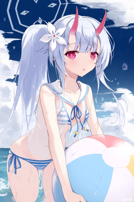水着チセ #ブルアカ 