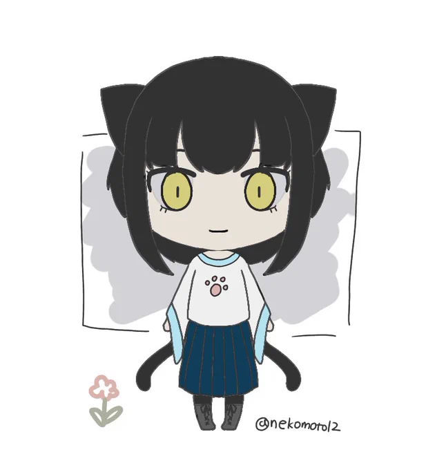 絵日記でも描こうかと思って描いた筆者代理人(?)服はもうちょい簡易にしようかと思う 