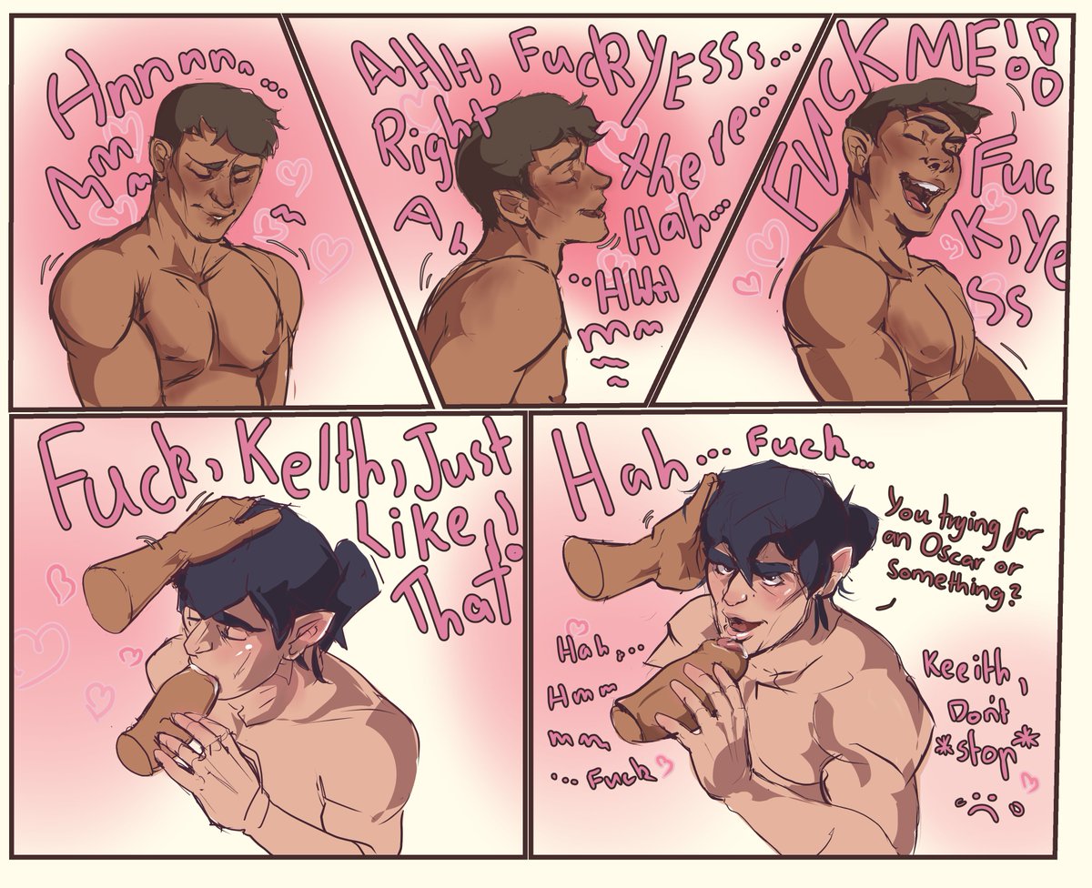 Ferris_faux's tweet photo. dumb dumb dum,b NSFW klance etc you know the drill
Lance is just really emphatic &amp; passionate. He can't help it🥹

Also this colour scheme matches my current pfp? 🤔 https://t.co/71XLKQ2hiI