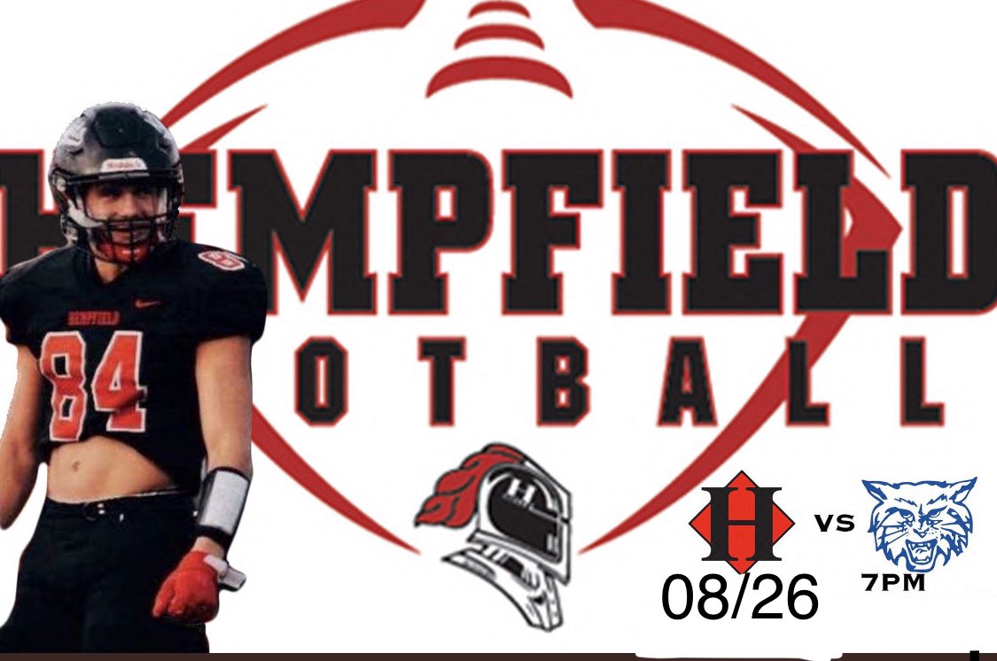 🚨🚨FIRST AWAY GAME OF THE SEASON FRIDAY!! THE THEME WILL BE  HEMPFIELD COLORS OR SECTION SHIRTS. THE BOYS TAKE ON dallastown AT 7 @ wildcat stadium!! POP OUT!!🚨🚨