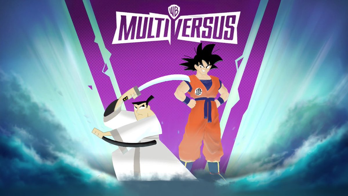 duckeFGC's tweet image. Samurai Jack and Goku in #MultiVersus (Ruby Rose is next up)