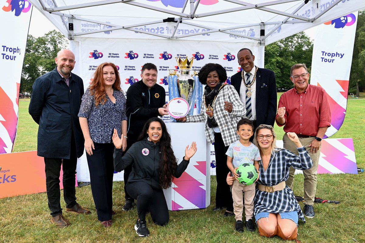 Thanks to everyone who came to celebrate our Community Captain, as the <a href="/premierleague/">Premier League</a> Trophy Tour stopped in Wolverhampton yesterday. 🙌

🏆 <a href="/PLCommunities/">Premier League Communities</a> #PL30