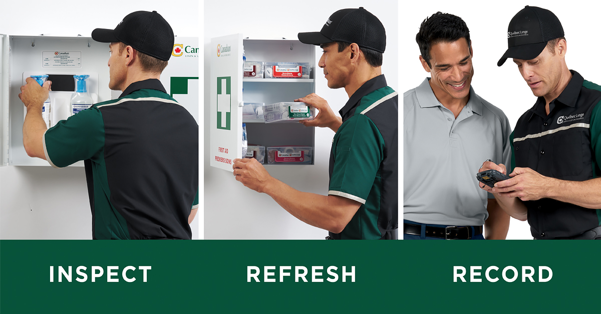 Build a reliable response to workplace illnesses and injuries with our first aid supplies and service. We monitor items regularly to help you maintain your team's productivity. bit.ly/3tdcGY0