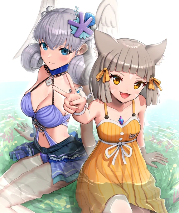 ニアちゃんとメリアちゃん 