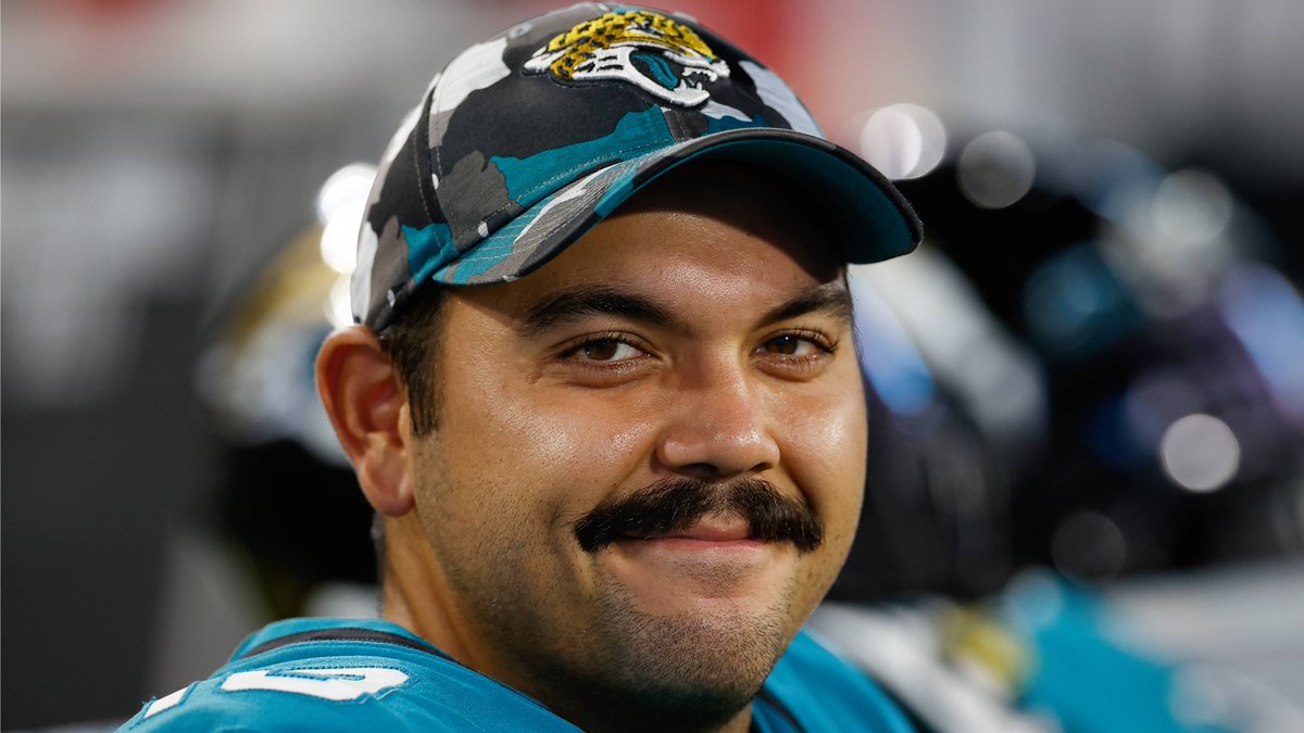 AroundTheNFL's tweet photo. Cuts tracker: Jaguars waive Ryan Santoso, have no kickers on roster

https://t.co/o3AFr8zf0e https://t.co/NCW3JGwyVp