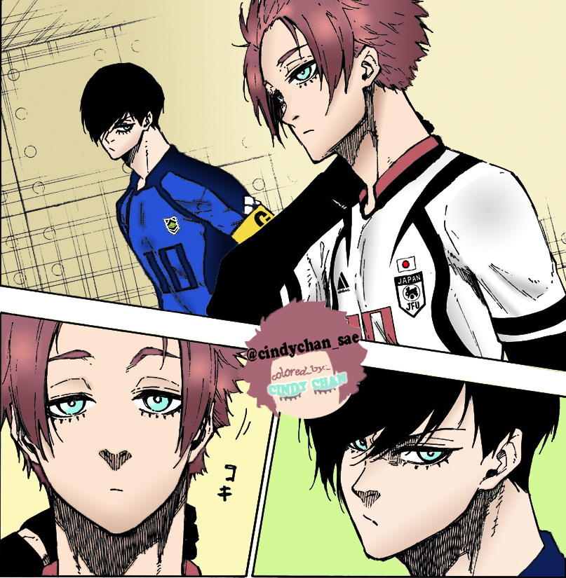 Anime vs Manga version #bluelock #ブルーロック #itoshisae #itoshirin