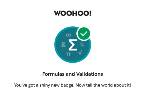 SarahSF733's tweet photo. the last unit in this module was incredibly difficult. I never have done anything like creating Validation Rules before. Next week is going to be all about Validation Rules because I want to make sure I fully understand how to do it. #salesforce #trailhead #validationrules https://t.co/3siyUAyeoa