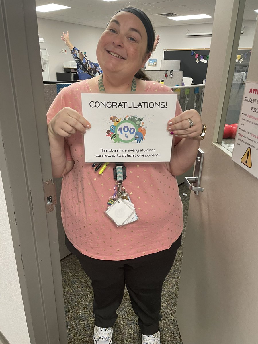 Congratulations to Ms. Hubanks’s first grade class and Ms. Rippley’s YCAP class for being the first classes to have at least one parent connected to all students on <a href="/ClassDojo/">ClassDojo</a>! <a href="/MREmavs/">Morton Ranch Elementary</a> #MREencanto #classdojo #katyisd
