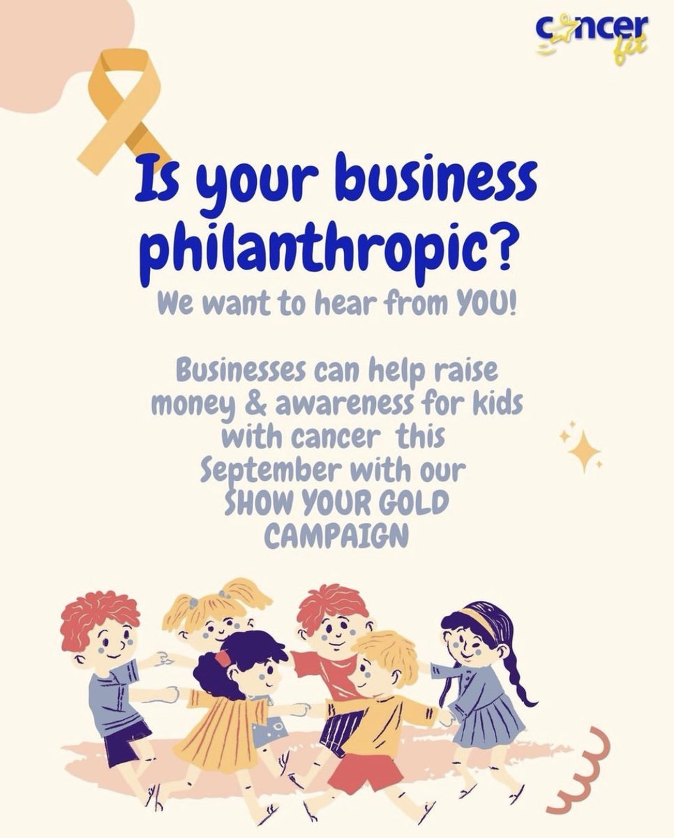 CancerFitInc's tweet photo. Help us raise funds &amp; awareness for childhood cancer this September 🎗 #showyourgold https://t.co/XUA2wuJ0qR