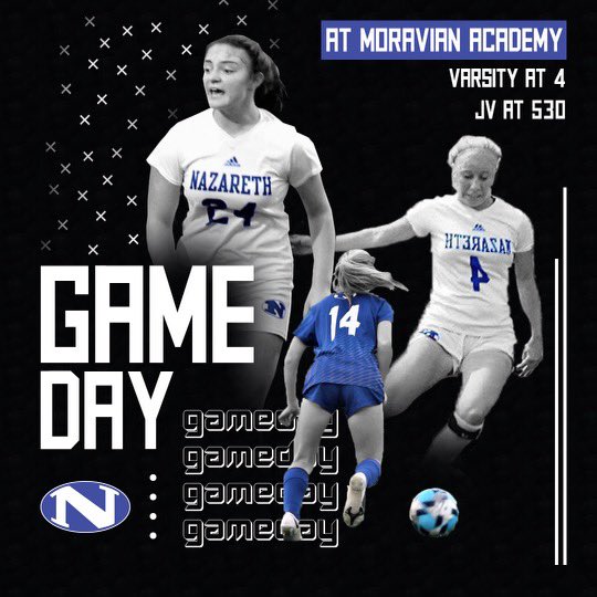 1st Game Day of the 2022 Season! It’s a pre-season scrimmage for our Lady Blue Eagles at Moravian Academy! #gameday #letsgo #goblueeagles 💙🦅⚽️ <a href="/NAHSBlueEagles/">Nazareth Athletics</a> @NazHSPrincipal