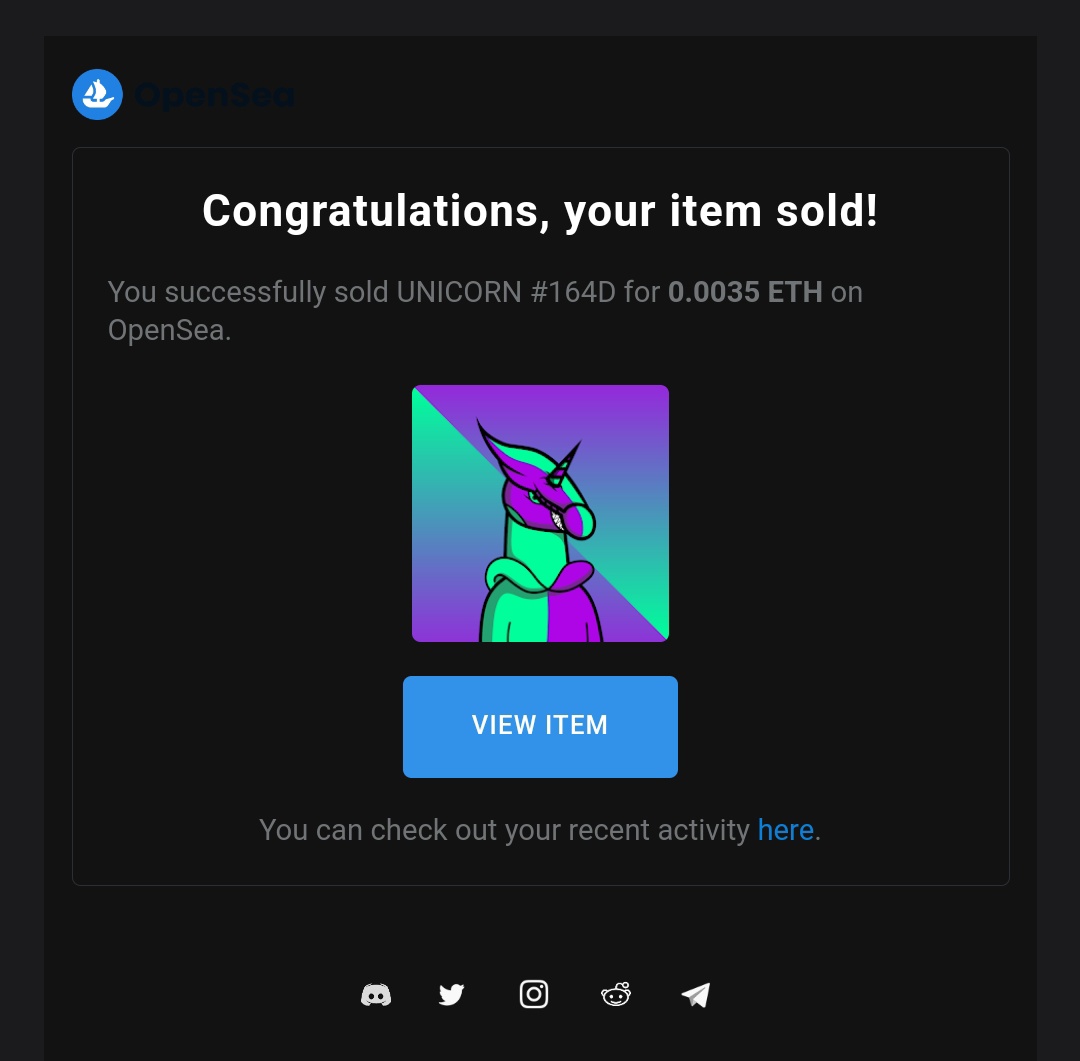 Unicorn_ID_NFT's tweet photo. 🔥 SOLD 🔥 
UNICORN #164D

Has been sold

Thank you so much for always supporting UnicornID Project 🤗 
I hope you always healthy 🙏

#nfts #nft #nftart #nftcommunity #nftcollector #nftartist #cryptoart #nftmarketplace #digitalart #crypto https://t.co/9aBjayMVta