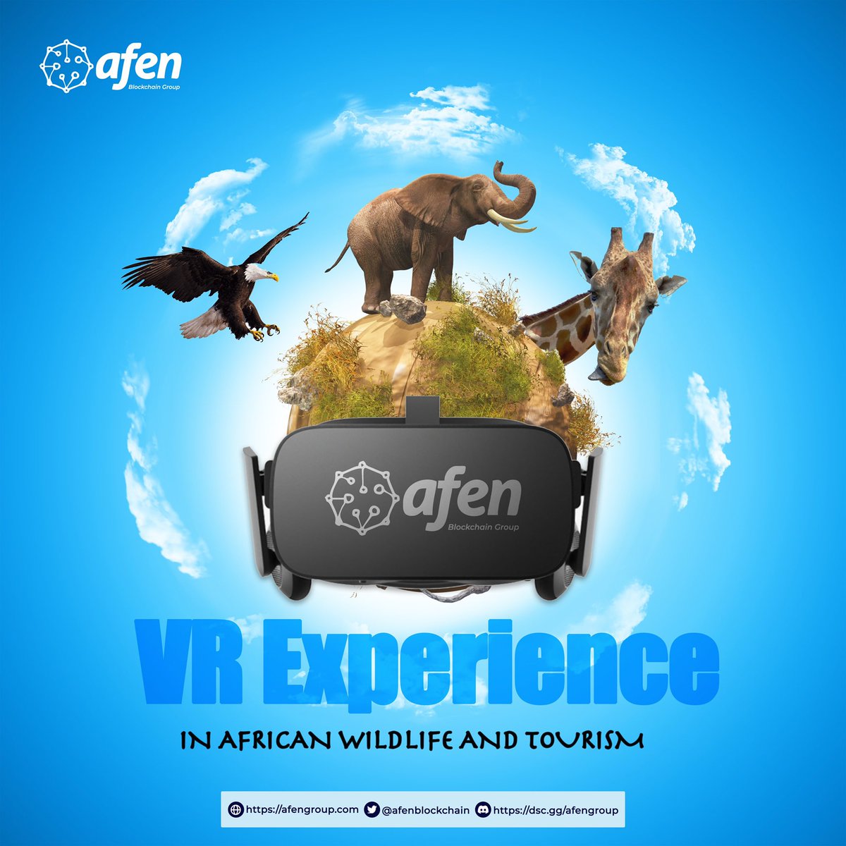 Afenblockchain's tweet photo. Through our partnership with @Pla2Smart, #AFEN is about to bring you the best VR and AR experience in African Wildlife and Tourism. 💯

It's an exciting project &amp; one that puts Africa on the 'blockchain map'.

Brace yourself.🏌🏻

#africa #blockchain #AR #VR https://t.co/MFQE45hiMp