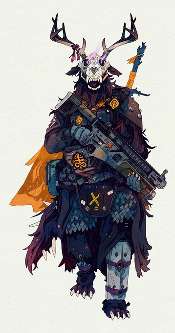Here's a fun character piece I just finished for the great . 