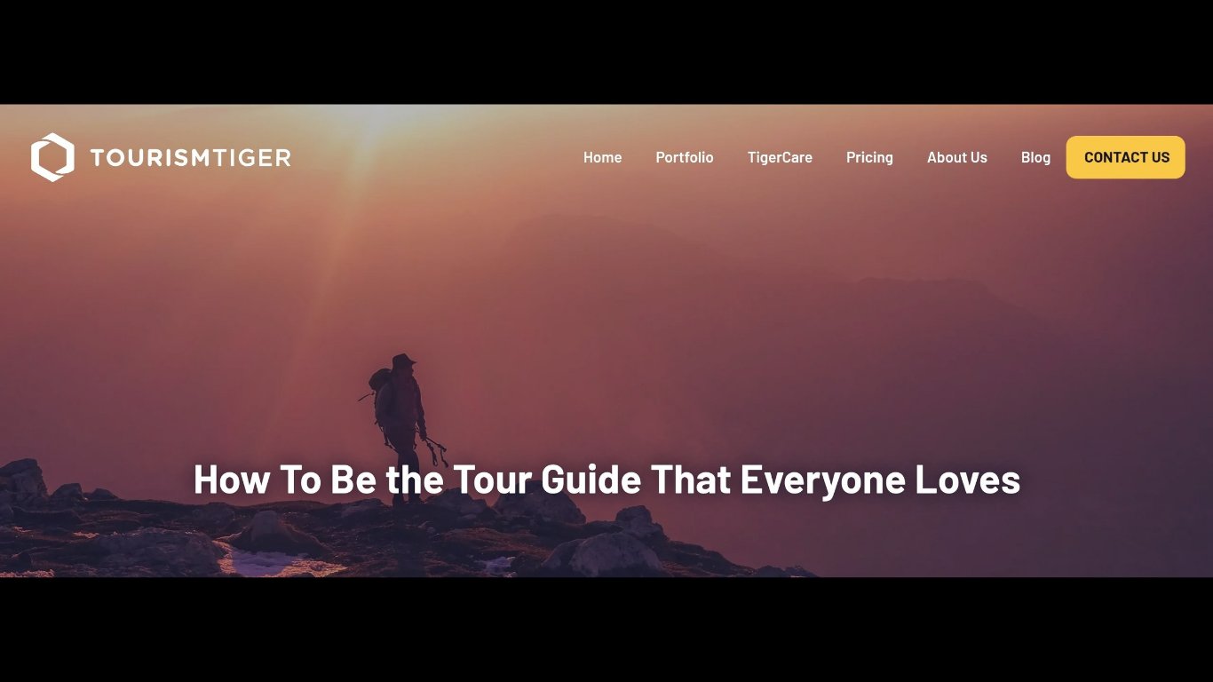 Website: How to be the tour guid that everyone loves