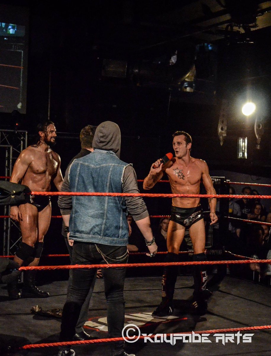 EoGWrestling's tweet photo. 7 Years Ago Today: @DMcIntyreWWE retains the @InsaneChampWres World Championship against the much missed Kris Travis.
This was a great match and one of the highlights of Travis’ tragically brief return to Pro Wrestling.
#DrewMcIntyre #WWECastle #KrisTravis #EdFringe #WWE #ICW https://t.co/yj90ilkHcW