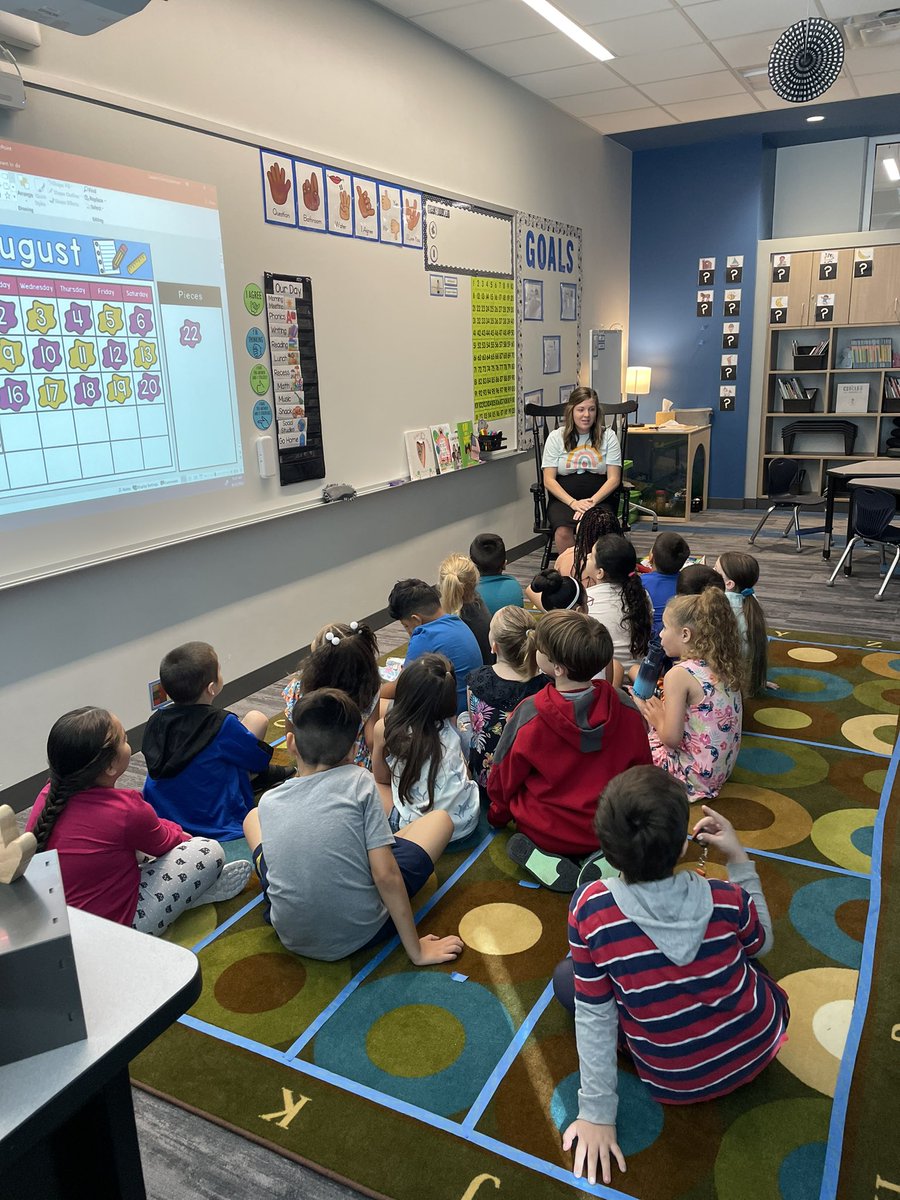Ss in <a href="/ClassWithMrsC/">Lauren Christopherson</a> class are learning their morning meeting song!