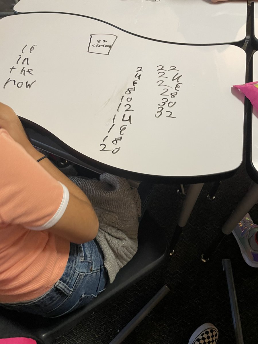 Seeing multiplication strategies in action! <a href="/HumbleISD_LSE/">Lakeshore Elementary</a> <a href="/HumbleElemMath/">Humble ISD Elementary Math</a> #leopardspotting  #LifeIsBetterAtLakeshore