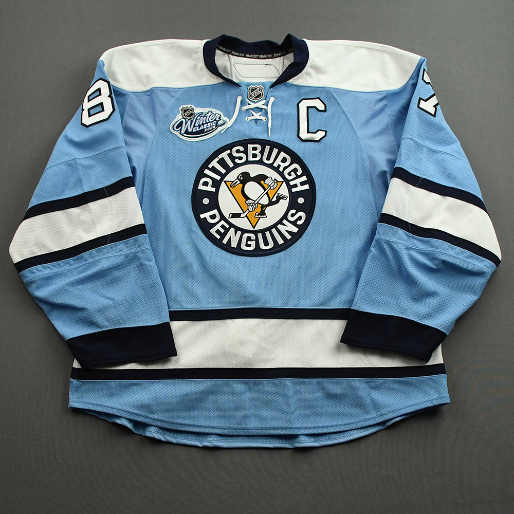 Sidney CROSBY Signed Pittsburgh Penguins 2008 Winter Classic Jersey