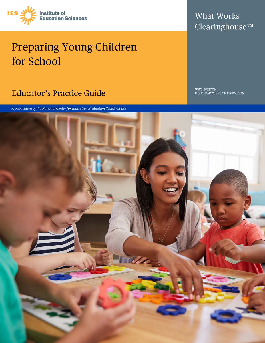 usedgov's tweet photo. Preparing young children for school doesn’t have to be complicated. Educators &amp; Parents can find actionable recommendations in this new practice guide from @WhatWorksED: https://t.co/X93mbYubAi #BackToSchool #BackToSchoolTips https://t.co/ahixbFx8b2