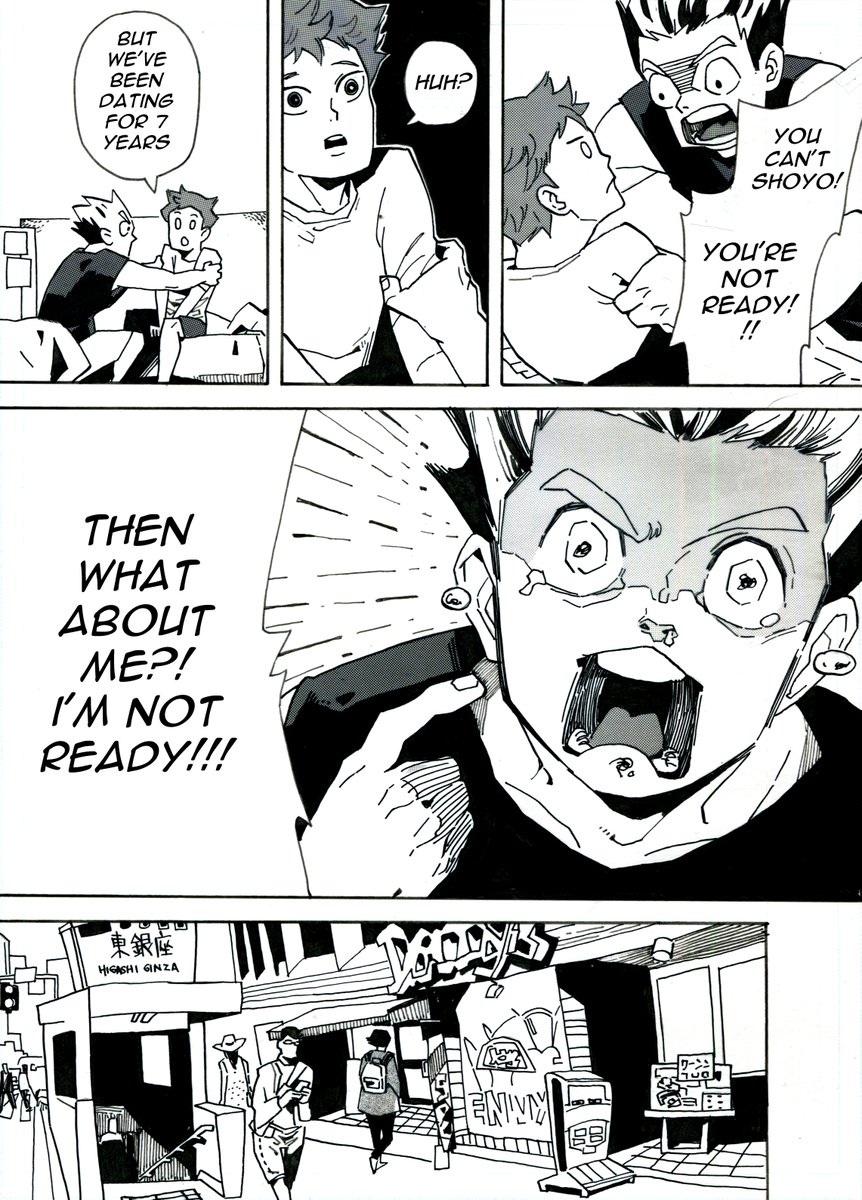 VolleyboysW's tweet image. Olympic Proposal (1/6) #Haikyuu #kagehina #BokuAka #hinatashoyo #kageyamatobio #miyaatsumu #kageyamaxhinata