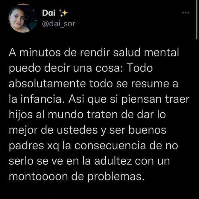 Quiero dejar este mensaje porque me parece SUPER importante.