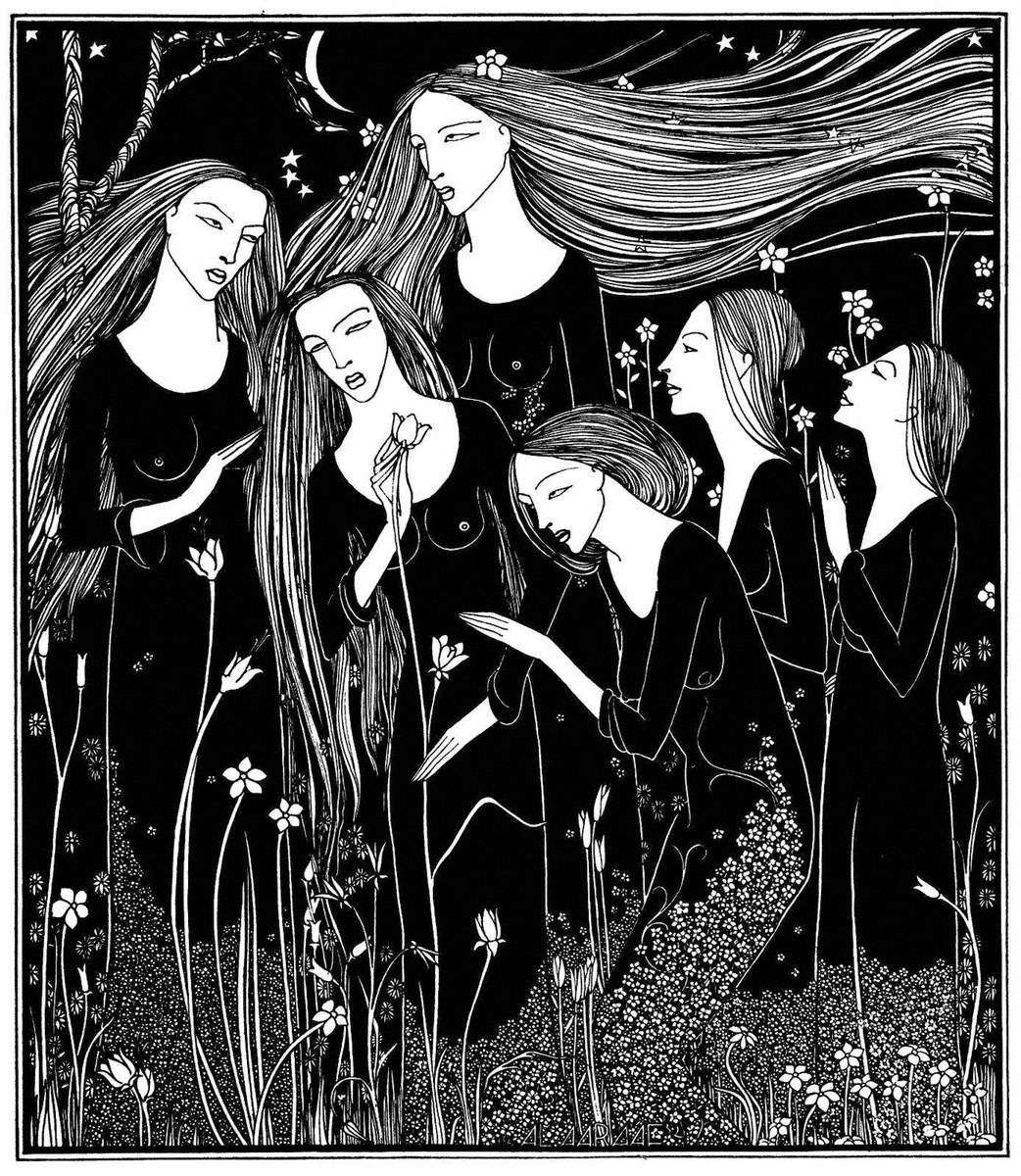 Born #OnThisDay in 1908 was Scottish printmaker &amp; sculptor Hannah Frank (1908-2008). Her art nouveau drawings are iconic markers of the #GlasgowStyle. Discover her work in collections of our key partners <a href="/womenslibrary/">Glasgow Women's Library - follow us on Bluesky</a> <a href="/GSAArchives/">GSA Archives</a> <a href="/NatGalleriesSco/">National Galleries of Scotland</a>