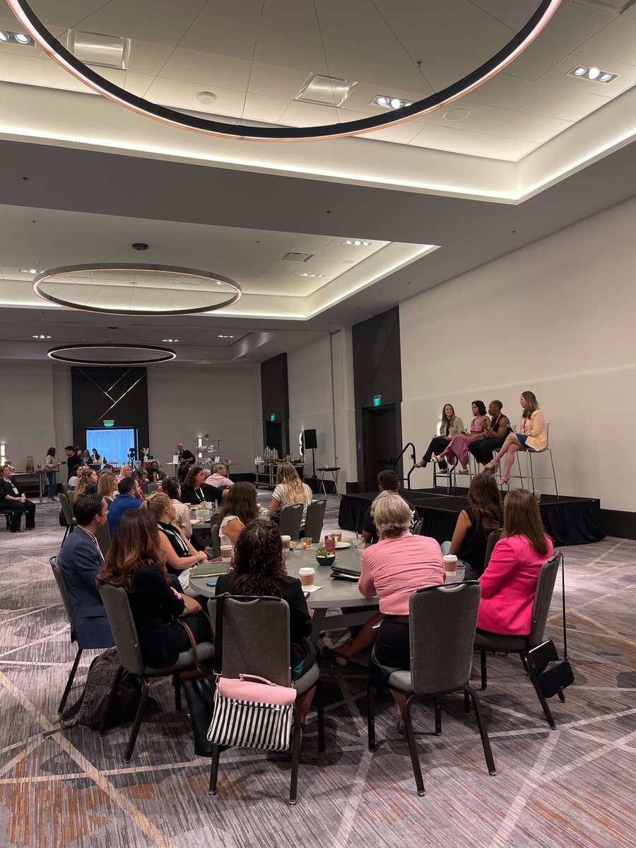 A Women's brunch kicks off the morning at #Saleslove22! Sponsored by <a href="/6senseInc/">6sense</a>, women and allies came together to talk about how to be more confident in the workplace and empower future generations of female leaders.