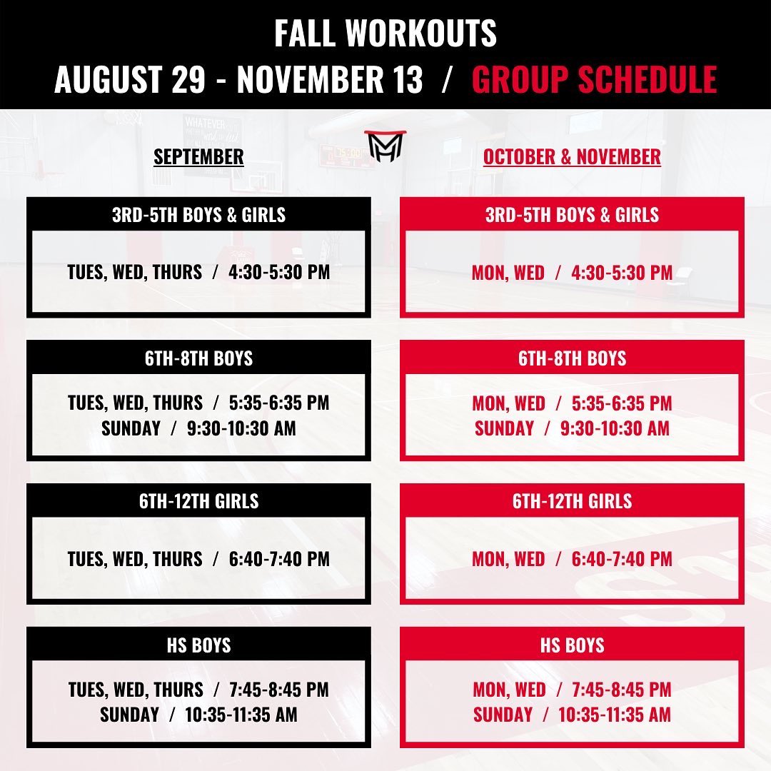 ColeAndCory's tweet photo. π 2022 FALL WORKOUTS
π AUGUST 29 - NOVEMBER 13 / 11 WEEKS
π» SCHEDULING IS OPEN
π 12 ATHLETES/WORKOUT
π TEAM & SIBLING DISCOUNTS - Reach out for promotion code.
π SCHEDULE/BOOK - https://t.co/bPgvTnalAs
#BEBETTER #STUFFWORKS https://t.co/1cS2XwbdFZ