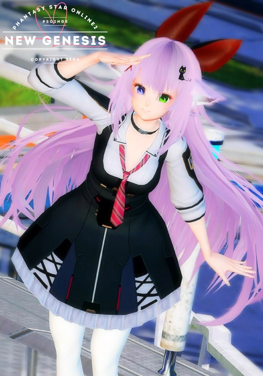 PSO2413's tweet photo. メンテSS
「了解であります！🐱」
#時雨ロゴ
#メンテの日なのでssを貼る https://t.co/Tr1xMcxOMu