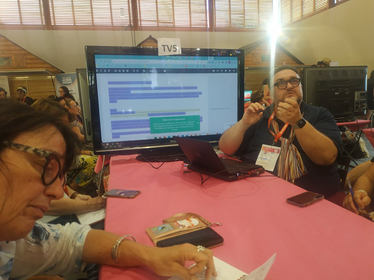 StephaneLastere's tweet photo. #Ludovia19 @ludoviaORG
Favoriser l'implication des élèves avec les outils de #LaDigitale https://t.co/E77rZWwPSC
Organiser, collaborer et interagir en classe
#Explorcamp de @freddav_2 @canope_34 @reseau_canope
Focus sur #Digipad, #Digidoc #Digistorm... https://t.co/Aita82c32J