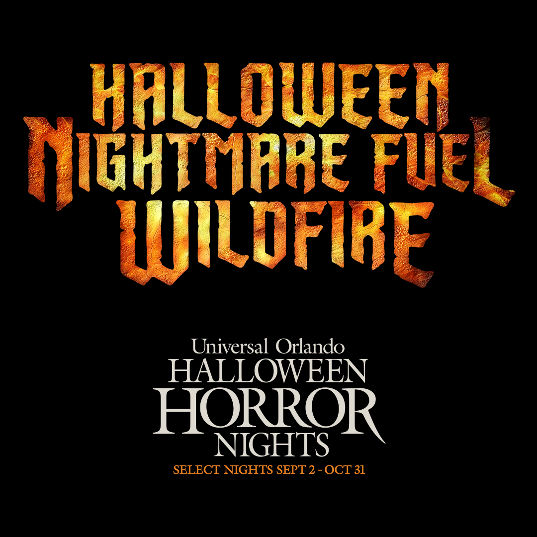 HorrorNightsORL's tweet photo. Halloween Nightmare Fuel Wildfire

The show that sparked a firestorm last year is ablaze with a new nightmare. Get fired up to the beat of metal and electronica as pyro and aerial performers return to reignite your fears. #HHN #HHN31 https://t.co/DTw78ecsG7